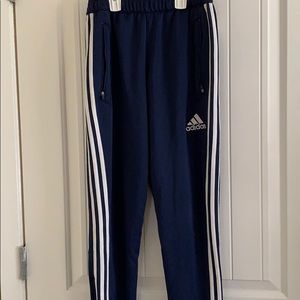 Adidas pants navy blue size small